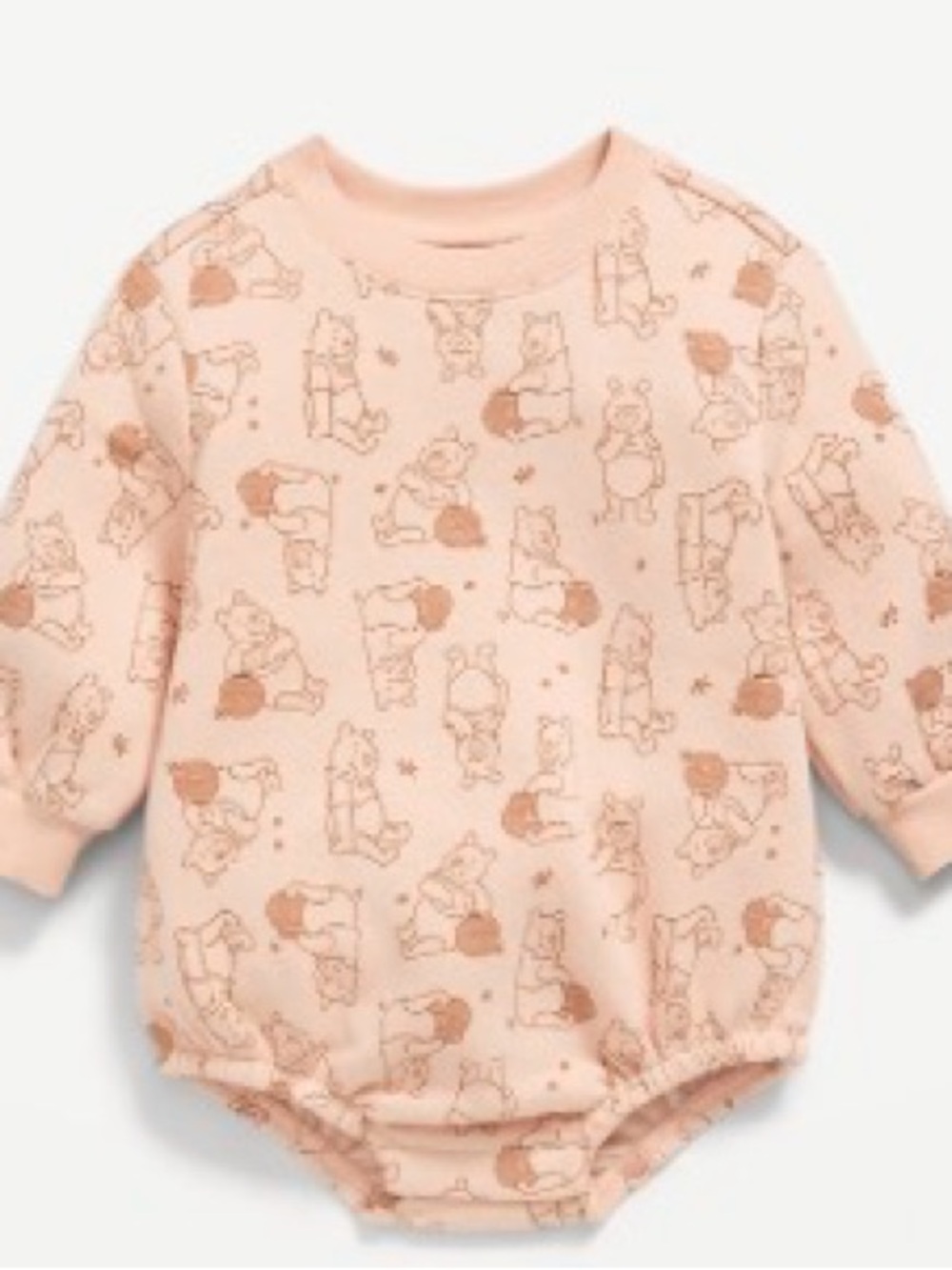Disney© Long-Sleeve Fleece One-Piece
Romper for Baby